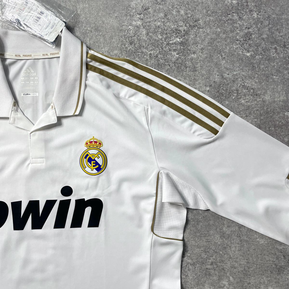 【BNWT正規品2011-2012 adidas Real Madrid home L/S KAKA #8】