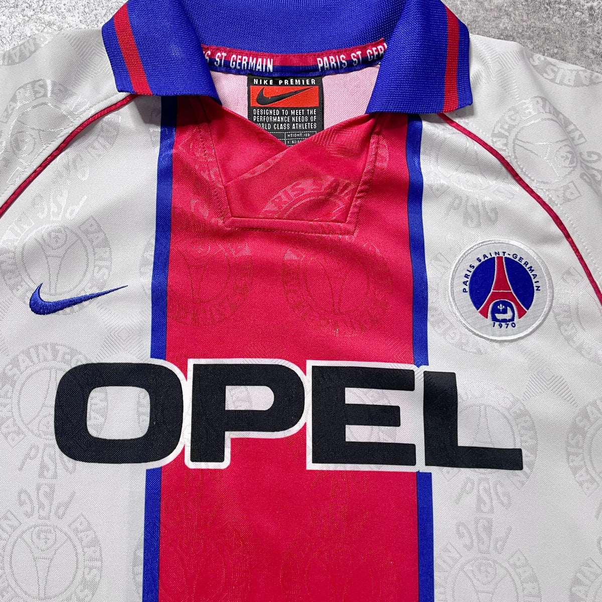 【正規選手支給品1996-1997 NIKE Paris Saint-Germain away L/S shirt】