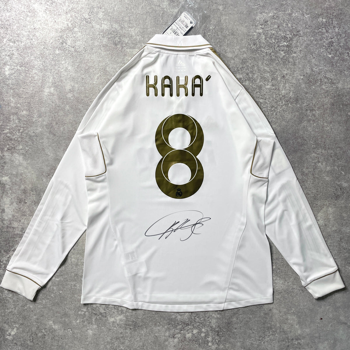 【BNWT正規品2011-2012 adidas Real Madrid home L/S KAKA #8】