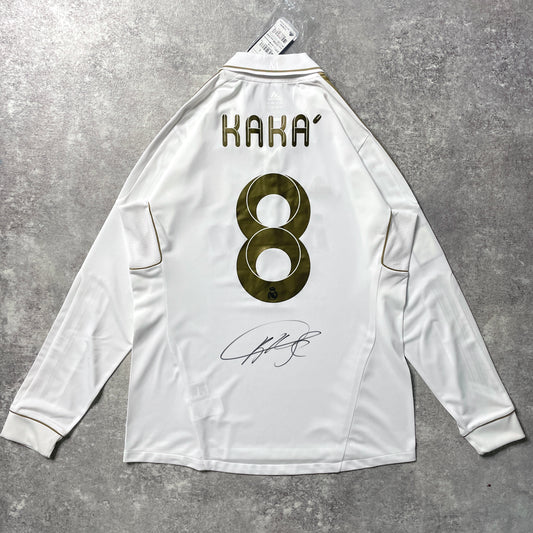 【BNWT正規品2011-2012 adidas Real Madrid home L/S KAKA #8】