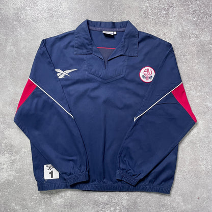 【正規選手支給実使用品2000-2002 Reebok Bolton Wanderers drill top】