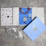 【BNWT正規品2022-2023 PUMA Manchester City home treble anniversary shirt】