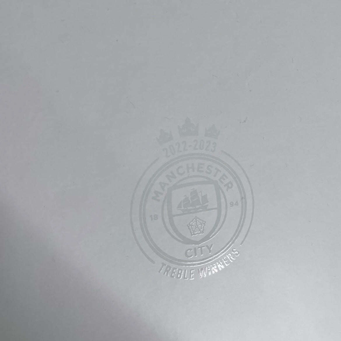 【BNWT正規品2022-2023 PUMA Manchester City home treble anniversary shirt】