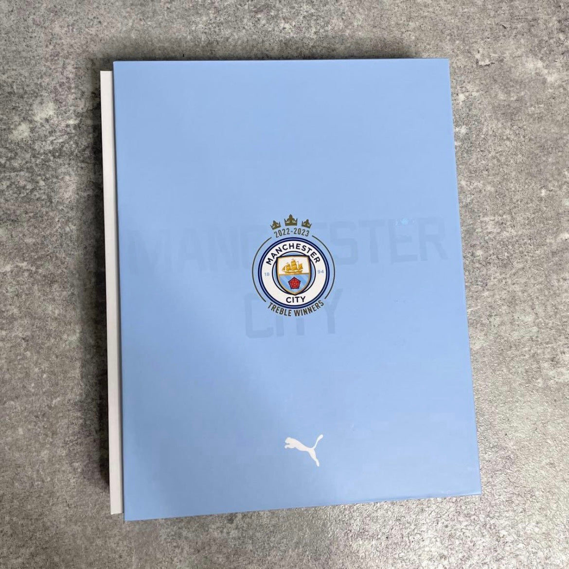 【BNWT正規品2022-2023 PUMA Manchester City home treble anniversary shirt】