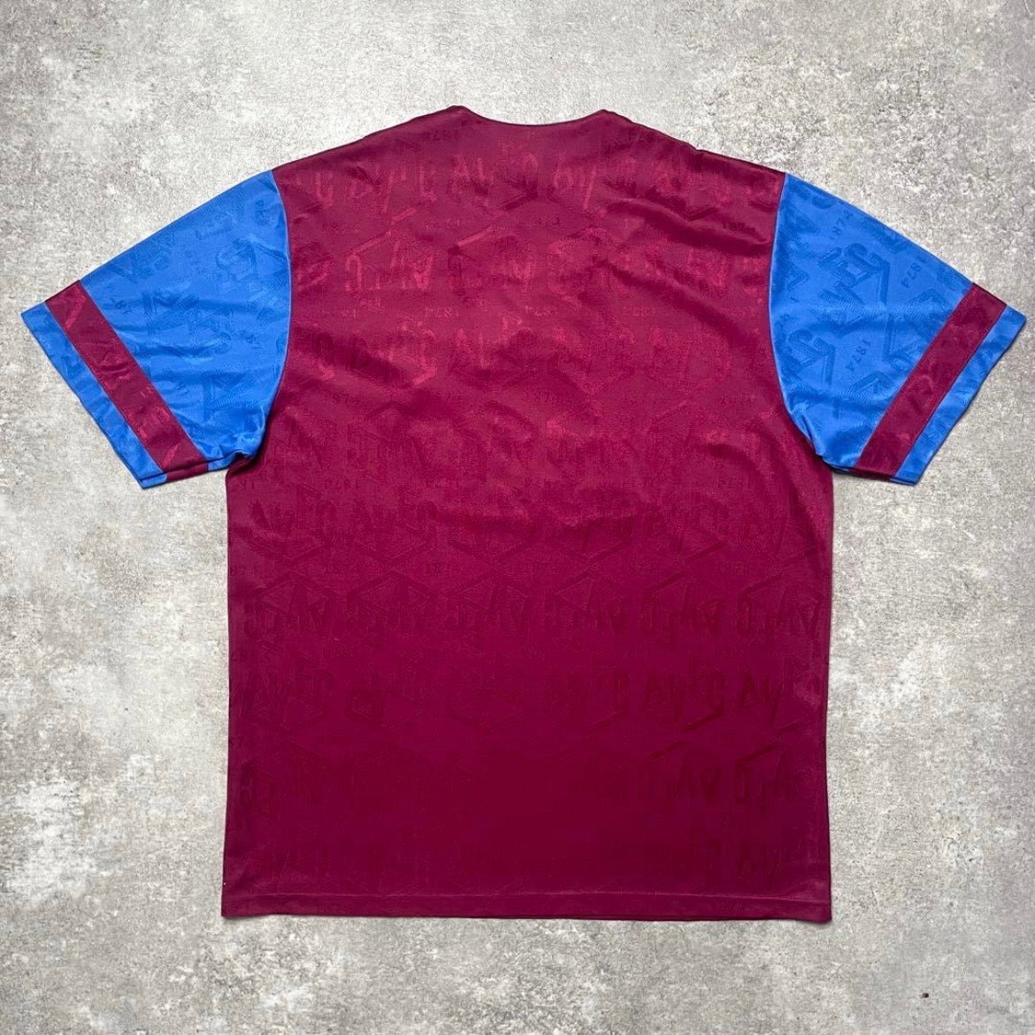 【正規品1992-1993 Umbro Aston Villa home shirt】