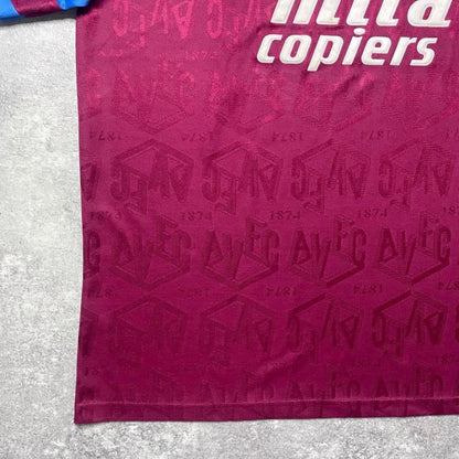【正規品1992-1993 Umbro Aston Villa home shirt】