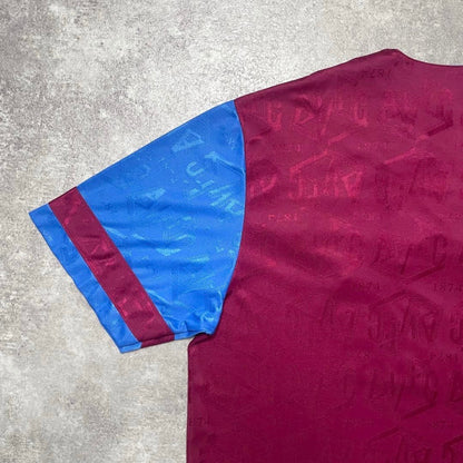 【正規品1992-1993 Umbro Aston Villa home shirt】