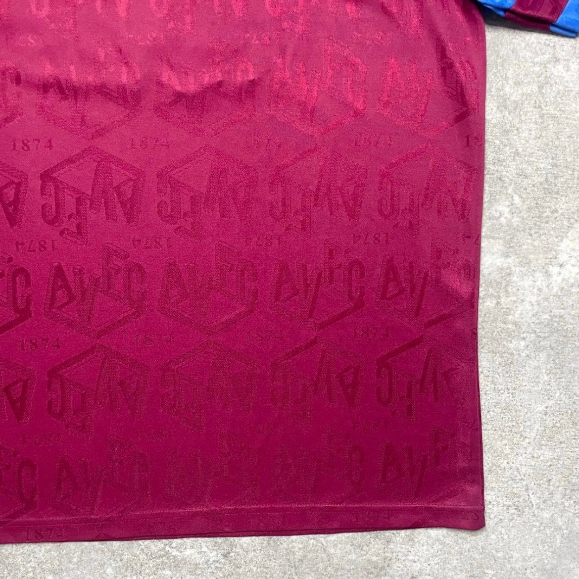 【正規品1992-1993 Umbro Aston Villa home shirt】