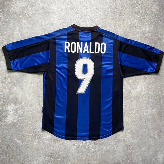 【正規品1999-2000 NIKE Inter Milan home Ronaldo #9】