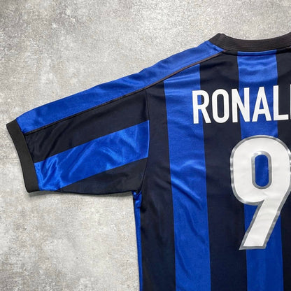 【正規品1999-2000 NIKE Inter Milan home Ronaldo #9】