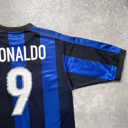 【正規品1999-2000 NIKE Inter Milan home Ronaldo #9】