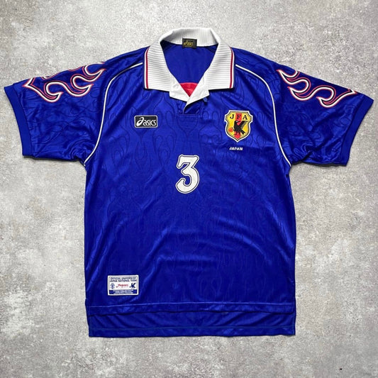 【正規品1998 asics Japan France World Cup home #3】