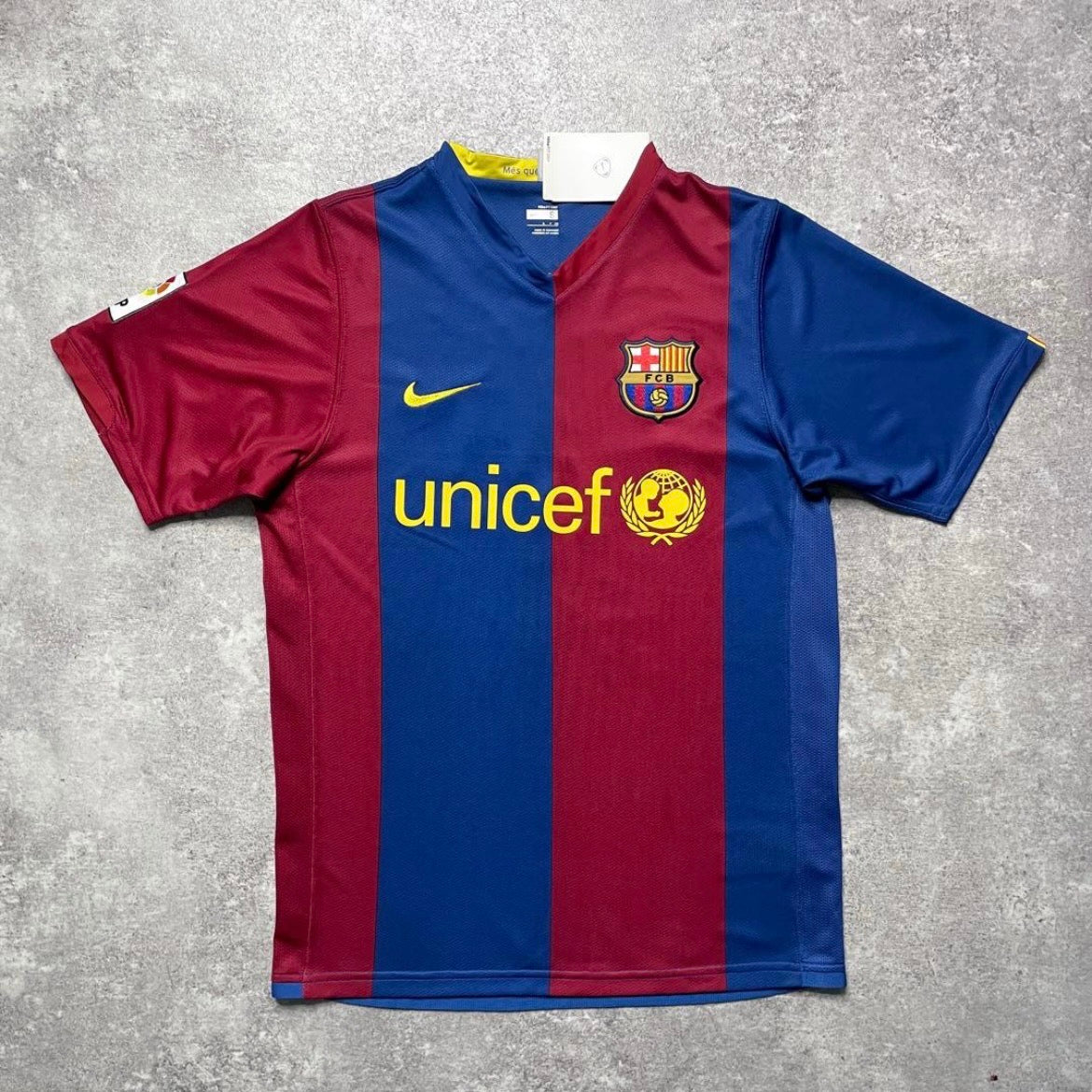 【BNWT正規品2006-2007 NIKE Barcelona home Messi #19】