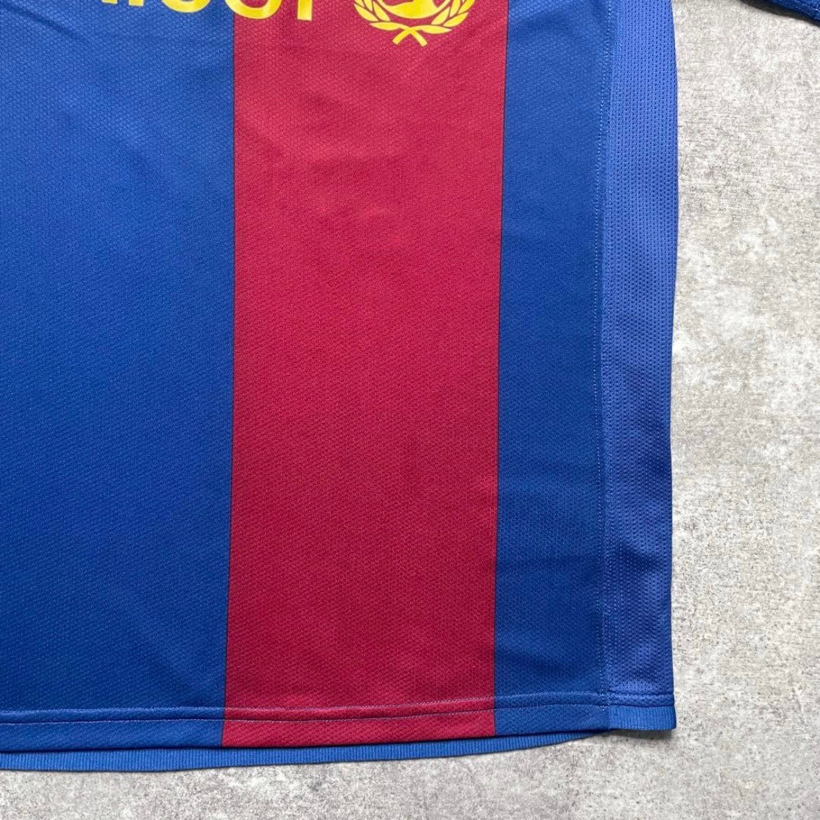 【BNWT正規品2006-2007 NIKE Barcelona home Messi #19】