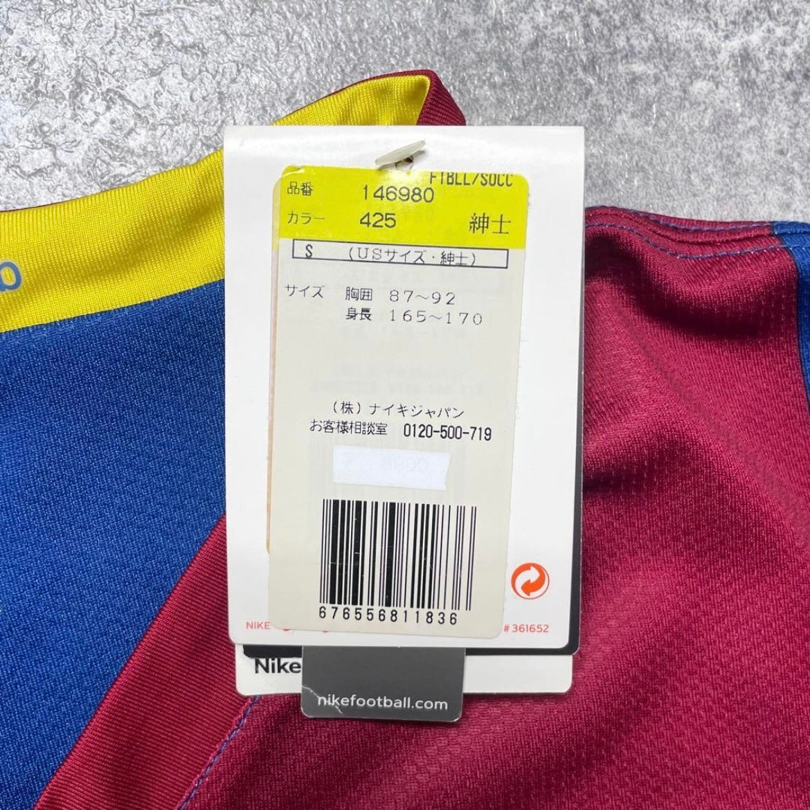 【BNWT正規品2006-2007 NIKE Barcelona home Messi #19】