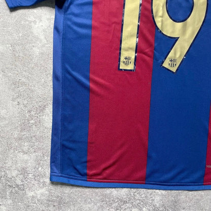 【BNWT正規品2006-2007 NIKE Barcelona home Messi #19】