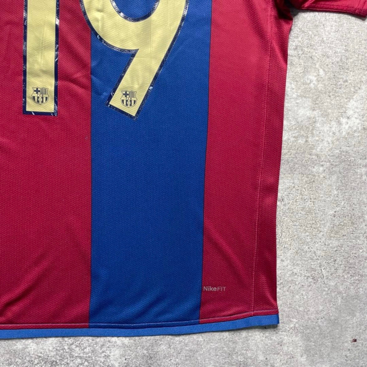 【BNWT正規品2006-2007 NIKE Barcelona home Messi #19】