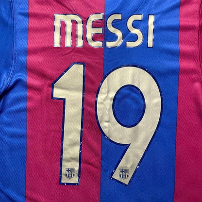 【BNWT正規品2006-2007 NIKE Barcelona home Messi #19】