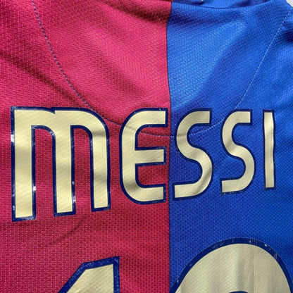 【BNWT正規品2006-2007 NIKE Barcelona home Messi #19】