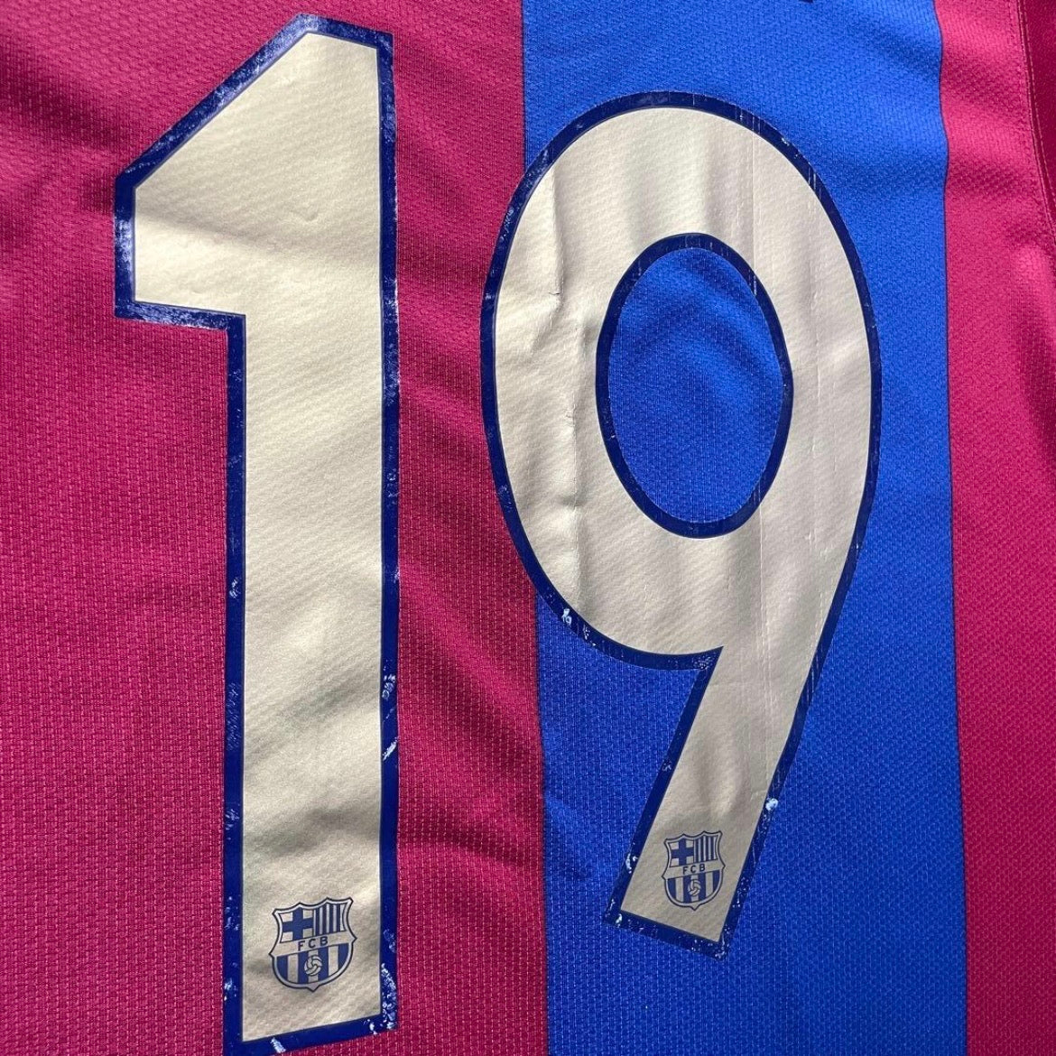 【BNWT正規品2006-2007 NIKE Barcelona home Messi #19】
