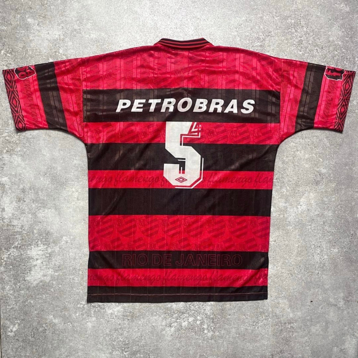 【正規品1995-1996 UMBRO Flamengo 100th Home #5】