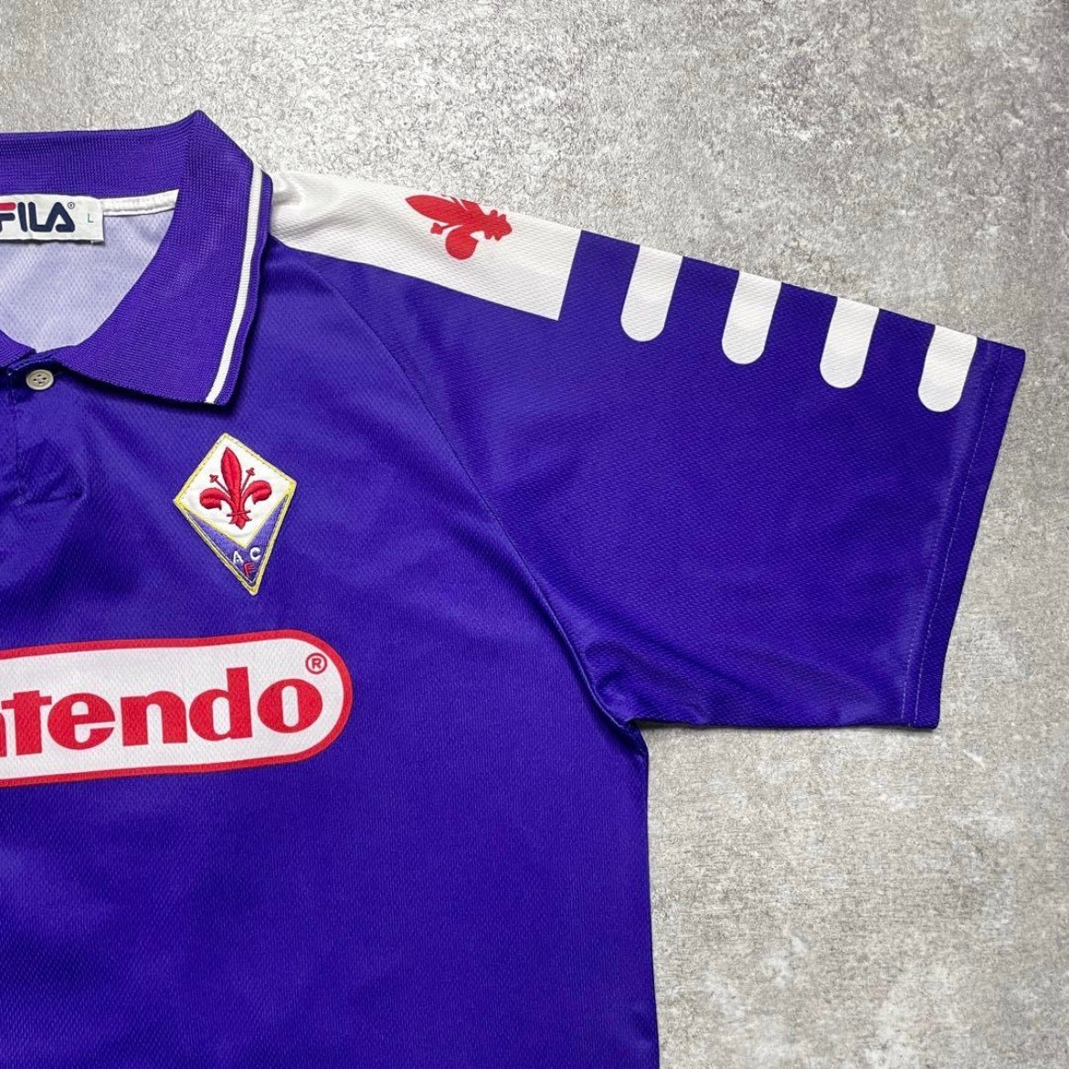 【正規品1998-1999 Fila Fiorentina home Rui Costa #10】