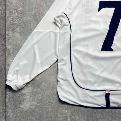 【BNWT正規品2001-2003 UMBRO England Home L/S Beckham #7】