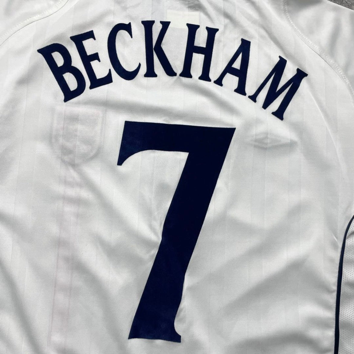 【BNWT正規品2001-2003 UMBRO England Home L/S Beckham #7】