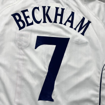 【BNWT正規品2001-2003 UMBRO England Home L/S Beckham #7】