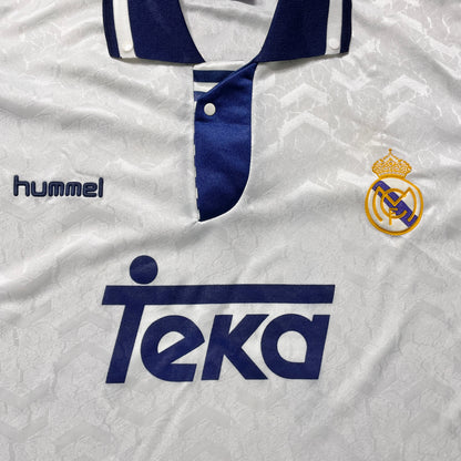 【正規品1992-1993 hummel Real Madrid home shirt】