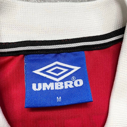 【正規品1998-1999 UMBRO Manchester United home treble Beckham#7】