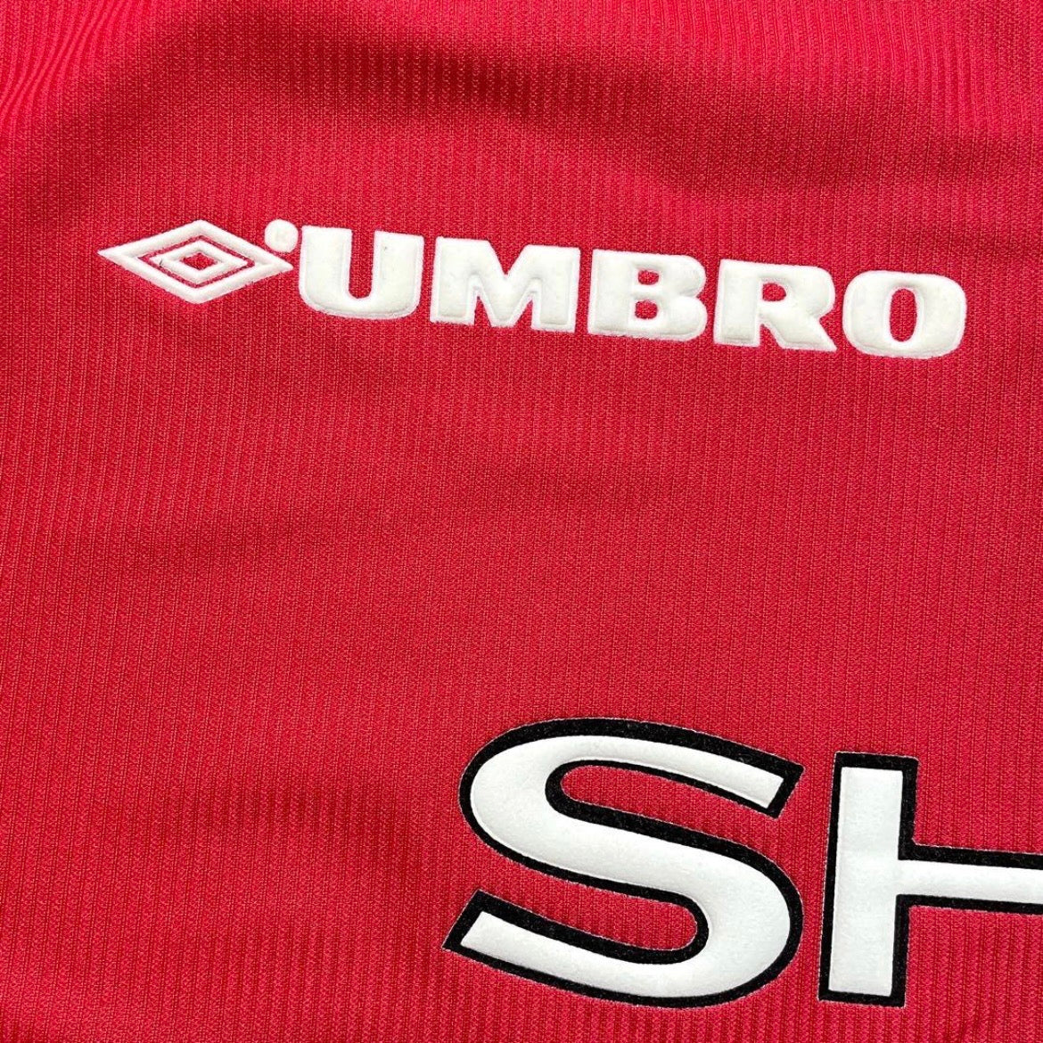 【正規品1998-1999 UMBRO Manchester United home treble Beckham#7】