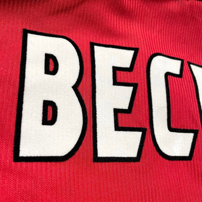 【正規品1998-1999 UMBRO Manchester United home treble Beckham#7】