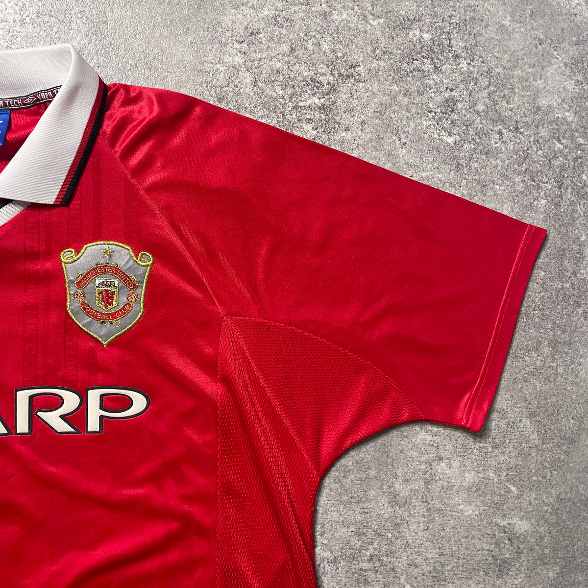 【正規品1998-1999 UMBRO Manchester United UCL home Beckham #7】