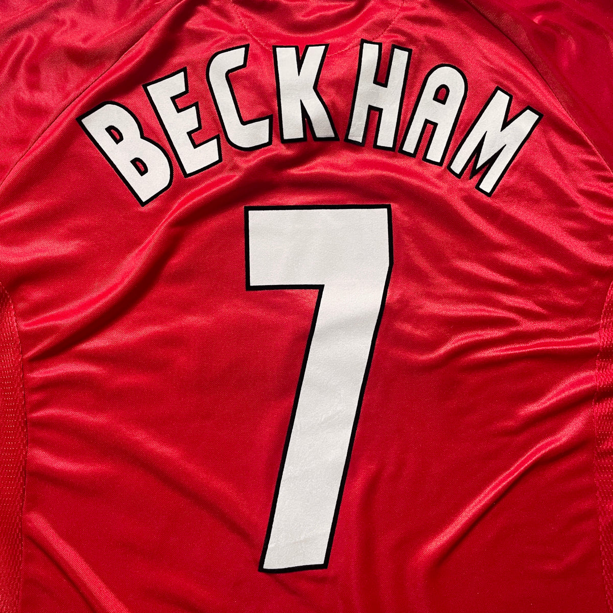 【正規品1998-1999 UMBRO Manchester United UCL home Beckham #7】