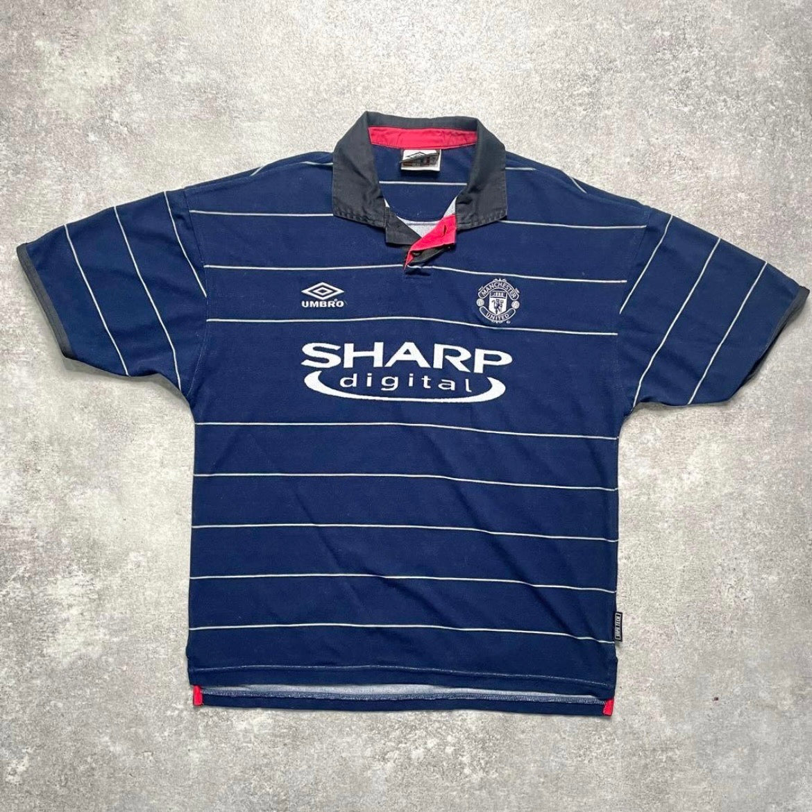【正規品1999-2000 UMBRO Manchester United away Beckham #7】
