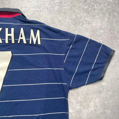 【正規品1999-2000 UMBRO Manchester United away Beckham #7】