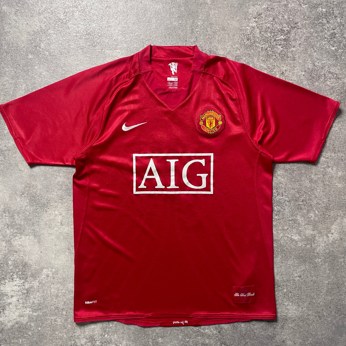 【正規品2007-2009 NIKE Manchester United UCL home Ronaldo #7】
