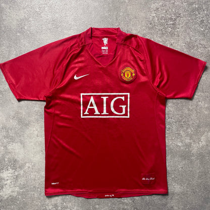 【正規品2007-2009 NIKE Manchester United UCL home Ronaldo #7】