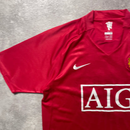 【正規品2007-2009 NIKE Manchester United UCL home Ronaldo #7】