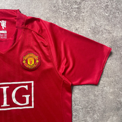 【正規品2007-2009 NIKE Manchester United UCL home Ronaldo #7】