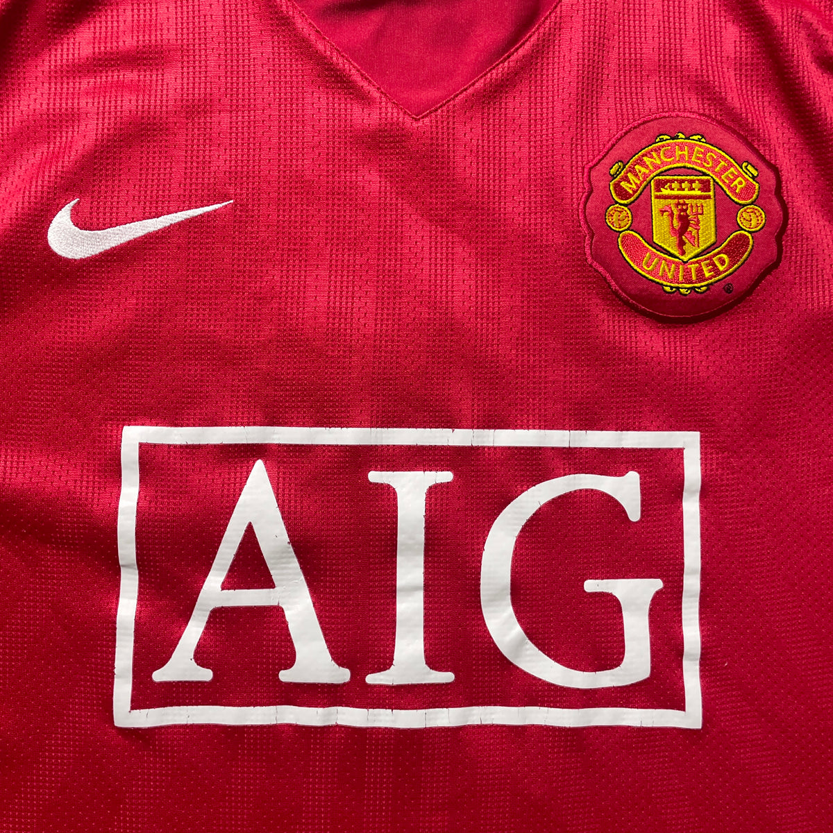 【正規品2007-2009 NIKE Manchester United UCL home Ronaldo #7】