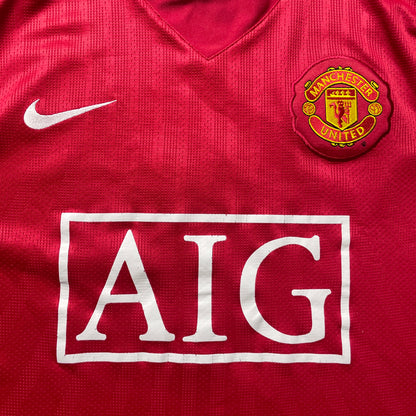 【正規品2007-2009 NIKE Manchester United UCL home Ronaldo #7】