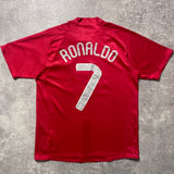 【正規品2007-2009 NIKE Manchester United UCL home Ronaldo #7】