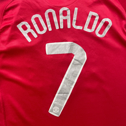 【正規品2007-2009 NIKE Manchester United UCL home Ronaldo #7】