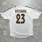 【正規品2004-2005 adidas Real Madrid home Beckham #23】
