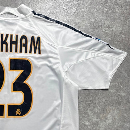 【正規品2004-2005 adidas Real Madrid home Beckham #23】