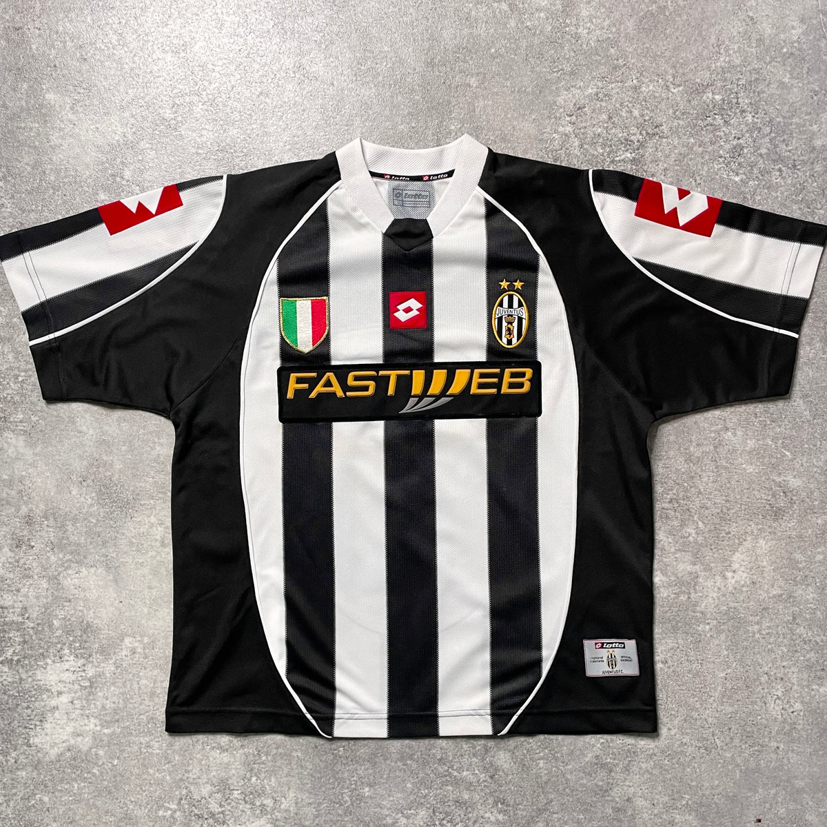 【正規品2002-2003 Lotto Juventus home DEL PIERO #10】