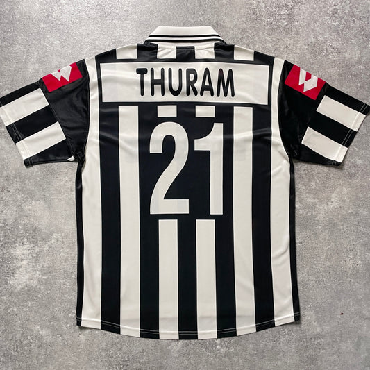 【正規品2000-2001 Lotto Juventus home THURAM #21】
