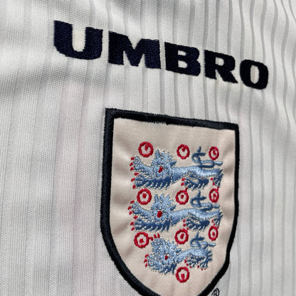 【正規選手支給品1998 UMBRO France World Cup England home L/S Beckham #7】